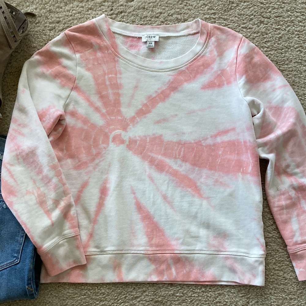J Crew Tie Dye Sweatshirt - Picture 2 of 6